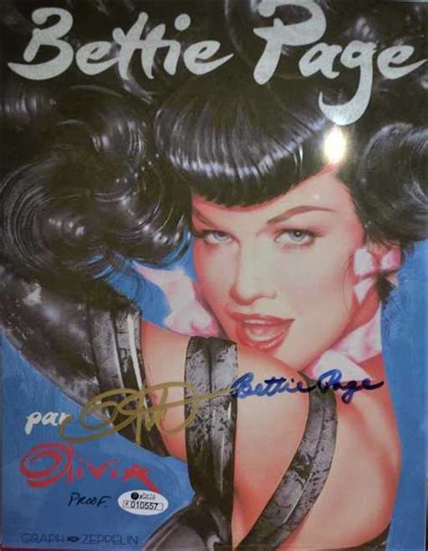 bettie page signed photo|Vintage Original Autographed Signed BETTIE PAGE .